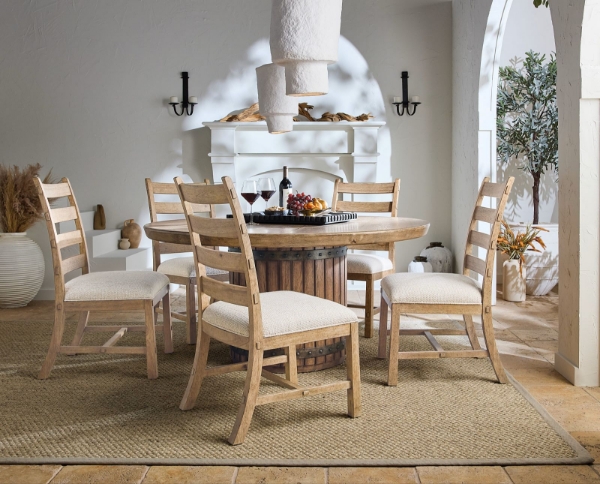 Picture of Vineyard Row Barrel Dining Table