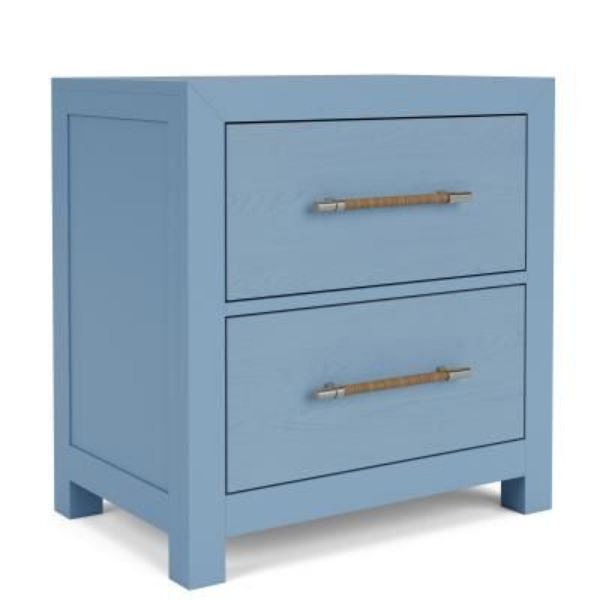 Picture of Rosalie Blue 2 Drawer Nightstand