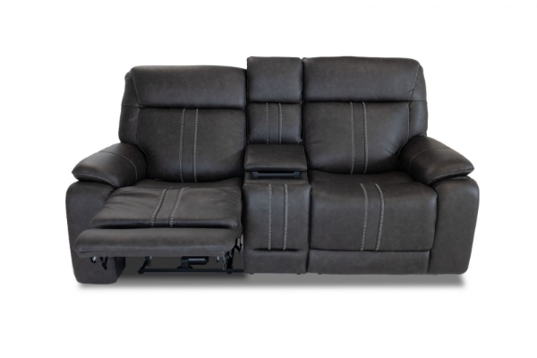 Picture of Cruise Power Grey Loveseat with Heat and Massage
